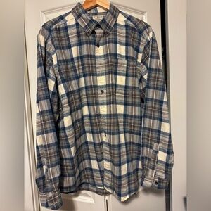 LL Bean Men's Scotch Plaid Flannel Shirt, Traditional Fit